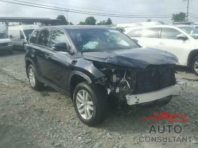TOYOTA HIGHLANDER 2016 - 5TDBKRFH7GS353332