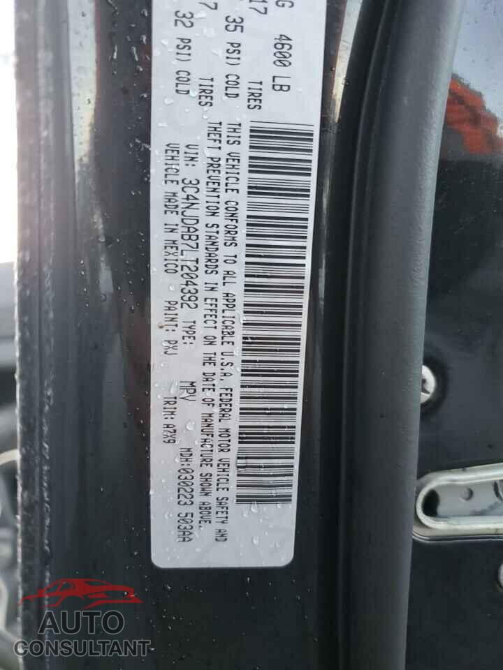 JEEP COMPASS 2020 - 3C4NJDAB7LT204392