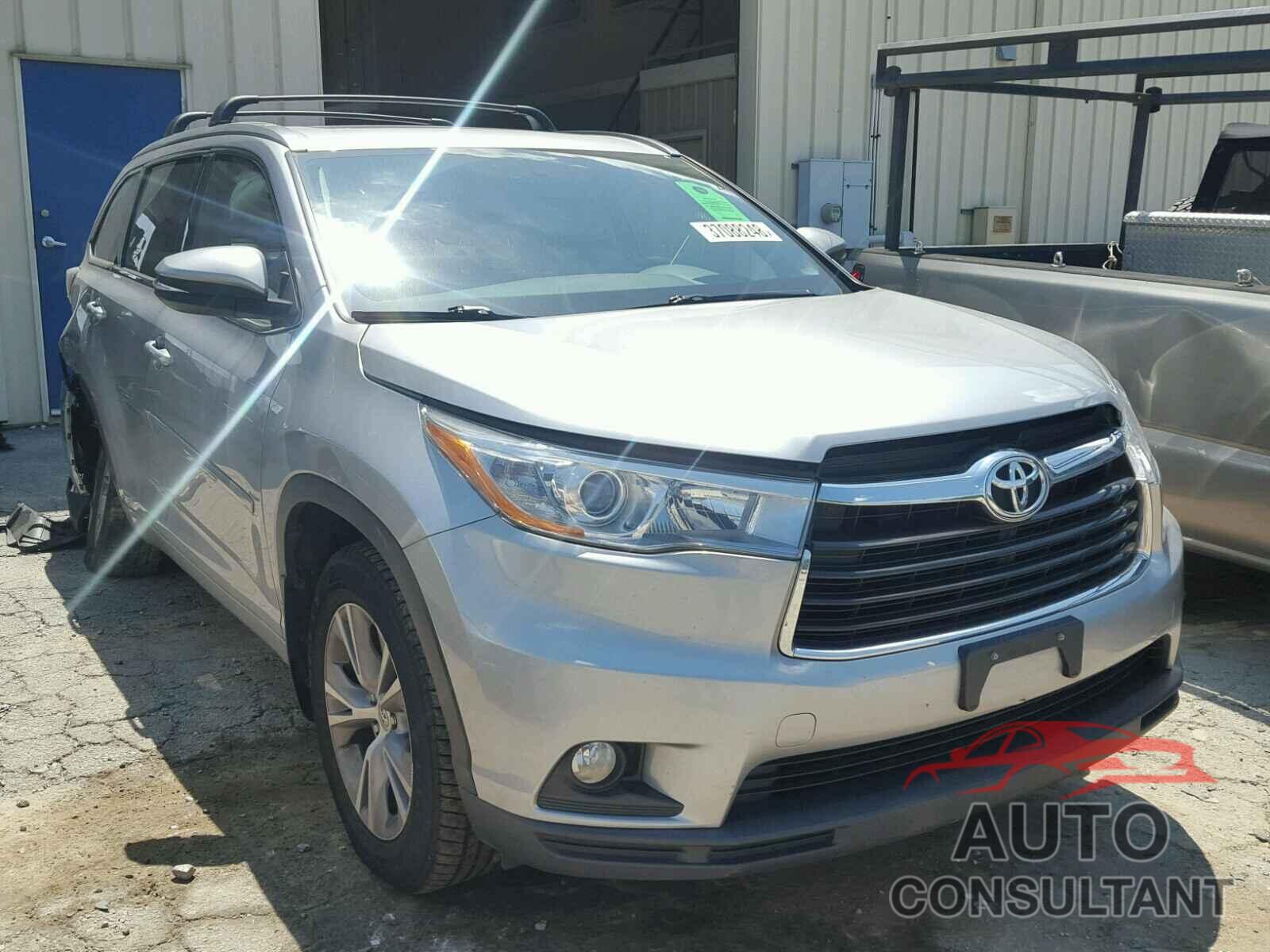 TOYOTA HIGHLANDER 2015 - 5TDJKRFH6FS085884