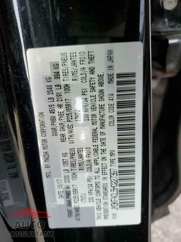 MAZDA CX-5 2017 - JM3KFACL5H0227397