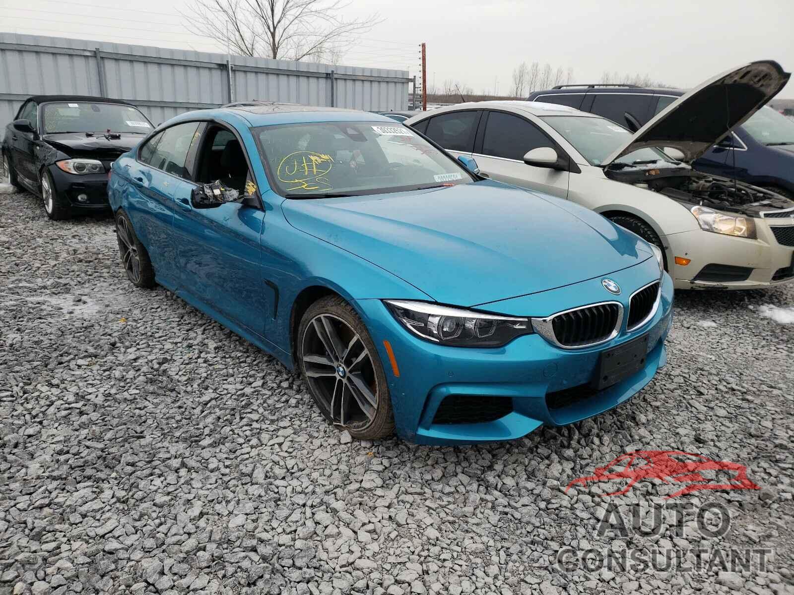 BMW 4 SERIES 2019 - WBA4J7C50KBM76607