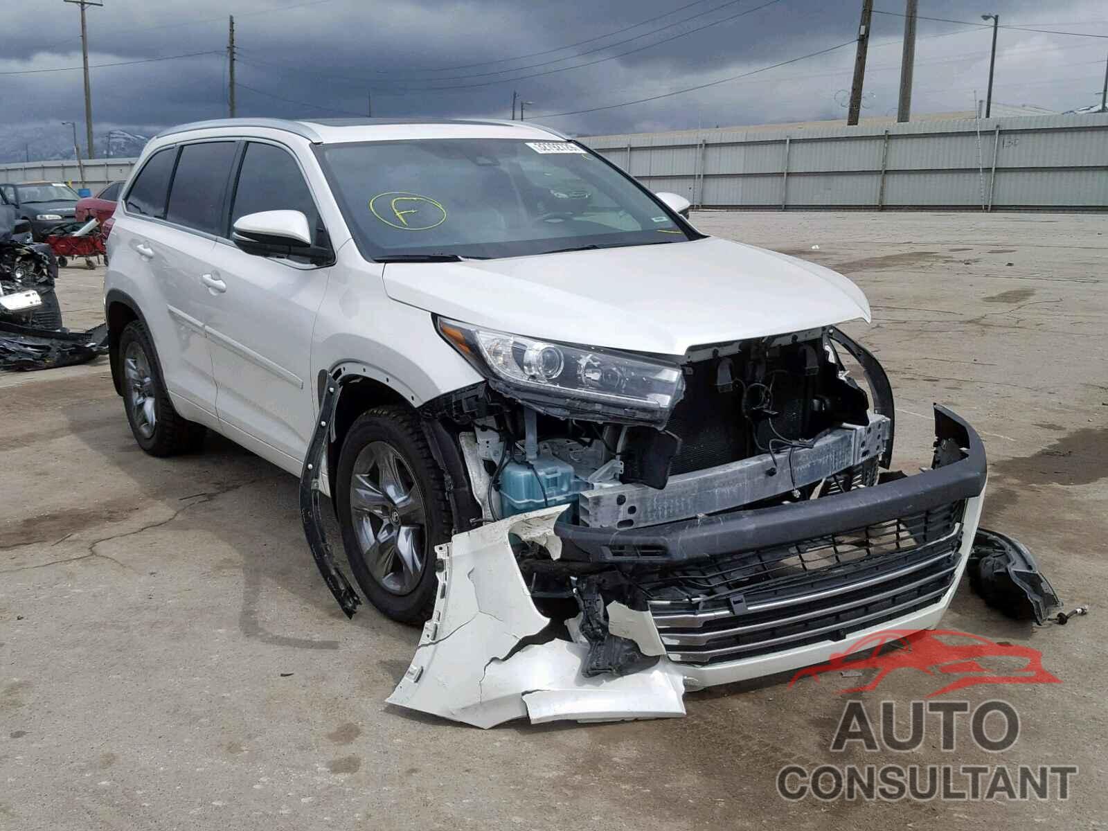 TOYOTA HIGHLANDER 2017 - 5TDDZRFH2HS455174