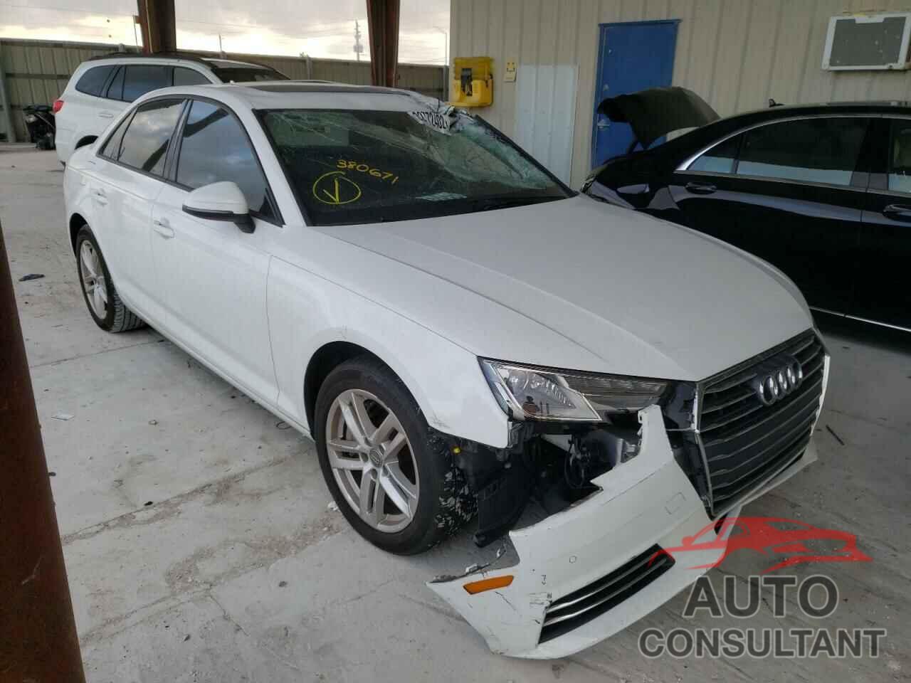 AUDI A4 2017 - WAUGNAF45HN017260