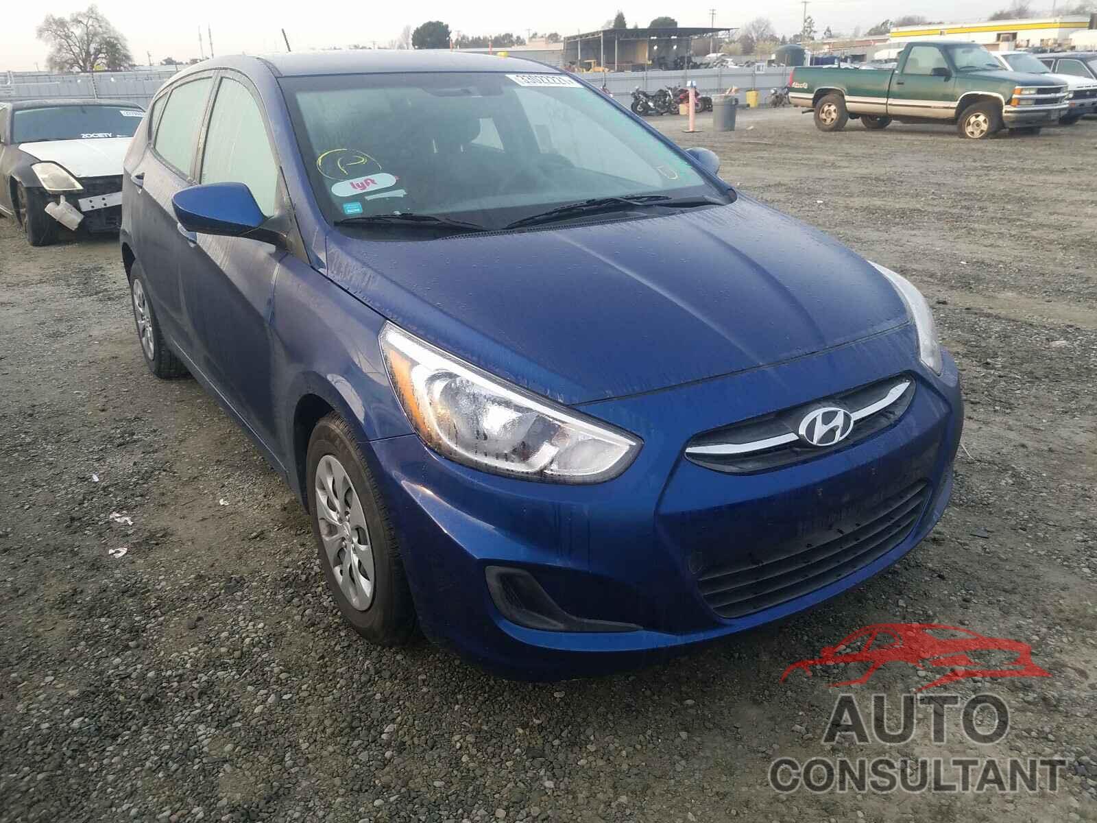 HYUNDAI ACCENT 2017 - KMHCT5AE9HU324897