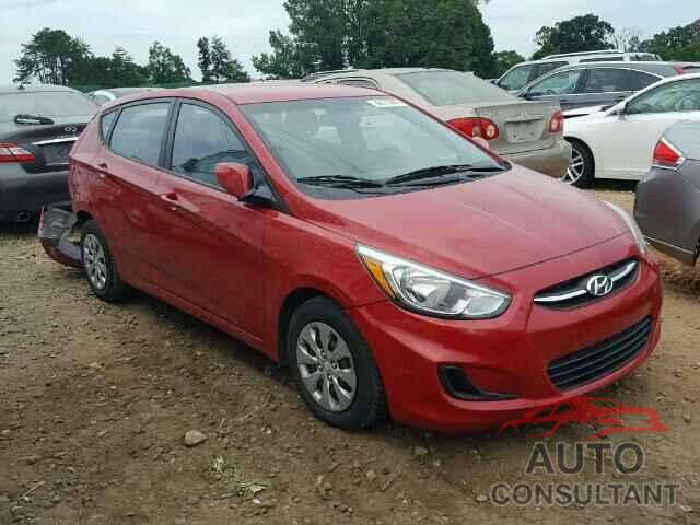 HYUNDAI ACCENT 2015 - KMHCT5AEXFU224028