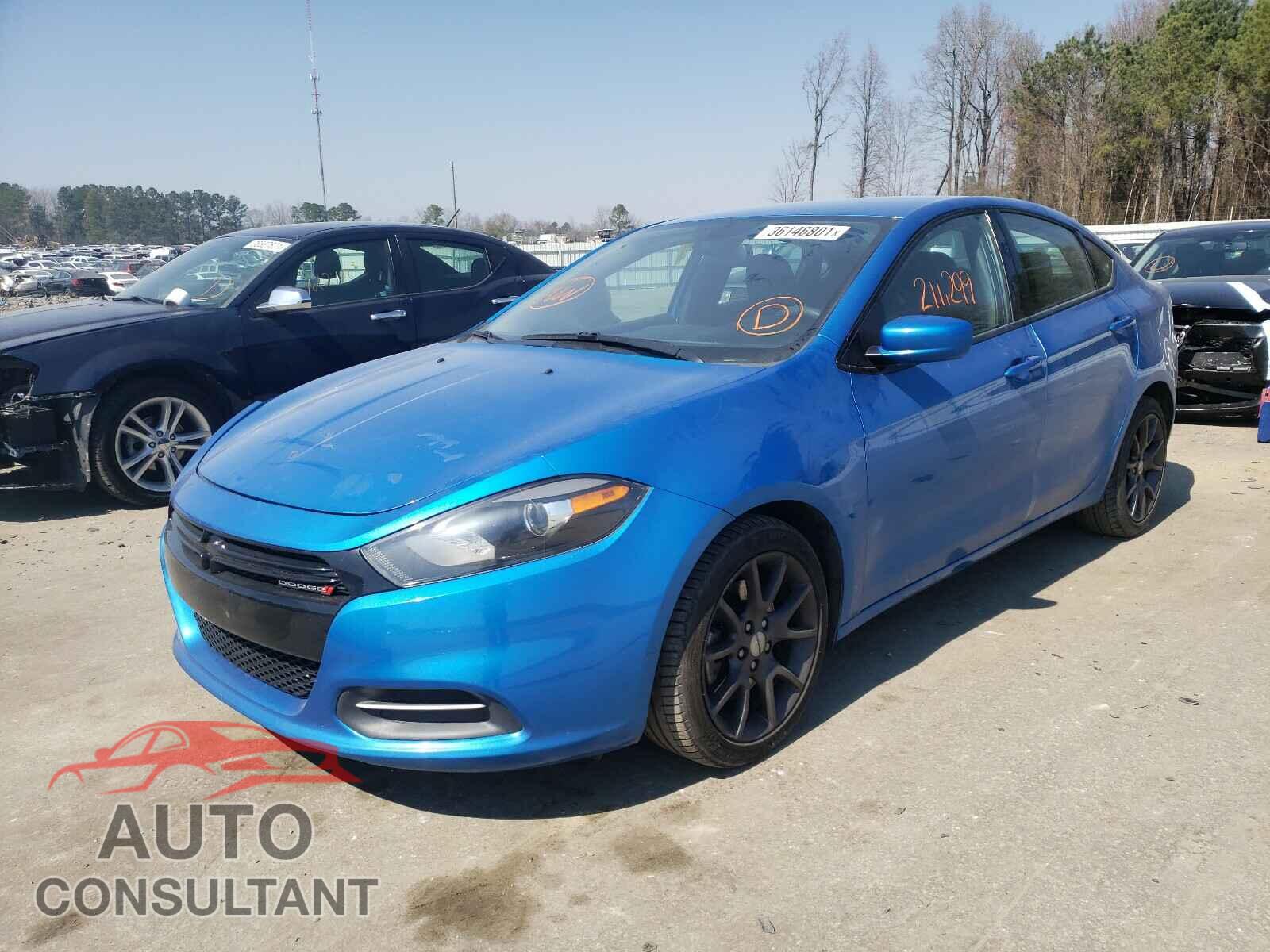DODGE DART 2016 - 1C3CDFAA9GD653171