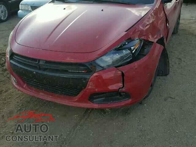 DODGE DART 2015 - 1C3CDFBB0FD116646