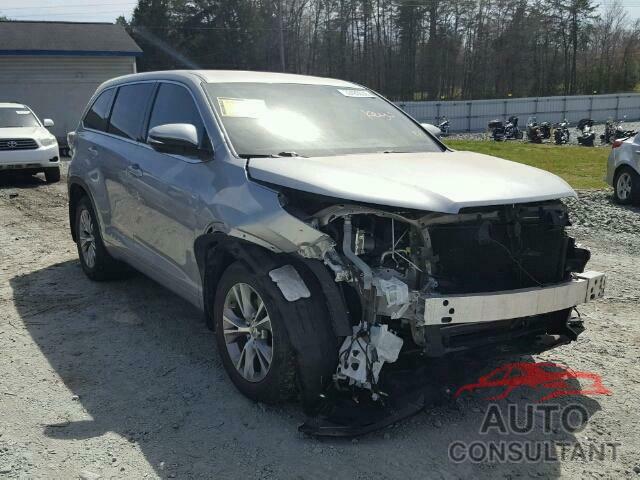 TOYOTA HIGHLANDER 2015 - 5TDBKRFH0FS166920