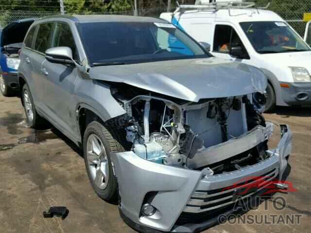TOYOTA HIGHLANDER 2018 - 5TDDZRFH3JS838367