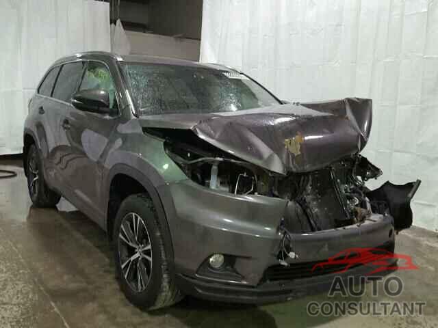TOYOTA HIGHLANDER 2016 - 5TDJKRFH8GS227850