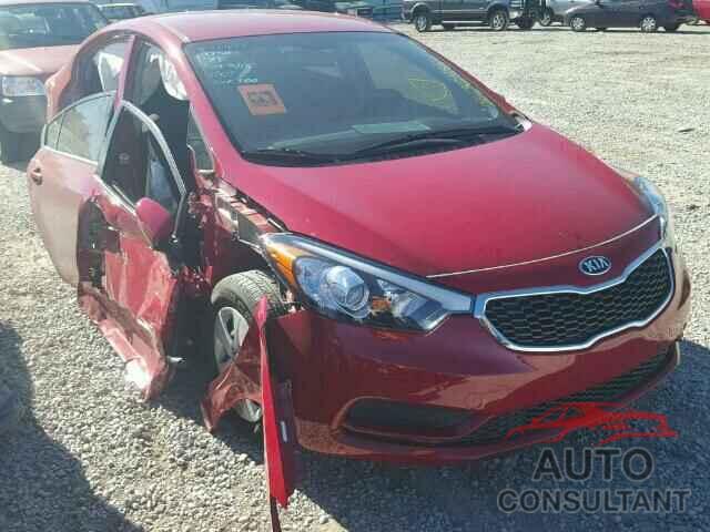 KIA FORTE 2016 - KNAFK4A64G5606913