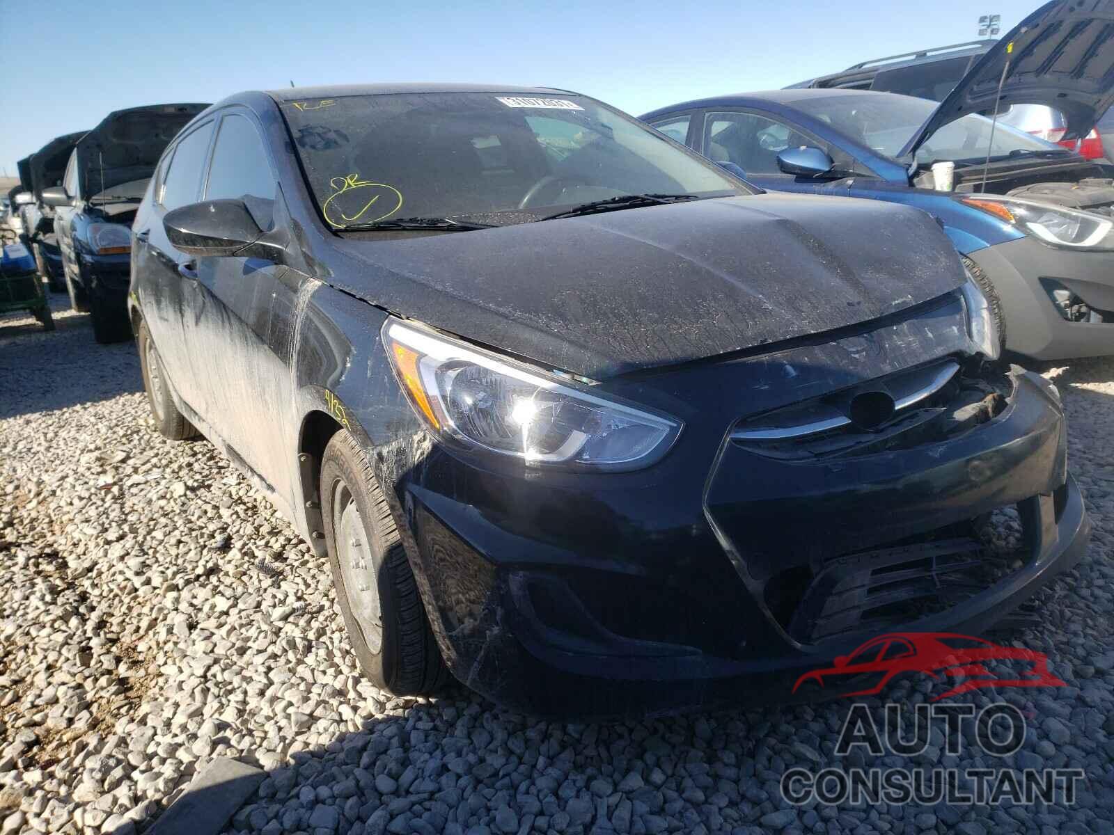 HYUNDAI ACCENT 2017 - KMHCT5AE8HU314734