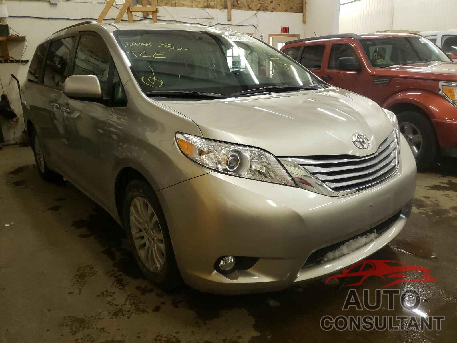 TOYOTA SIENNA 2017 - 5TDYZ3DC9HS803526