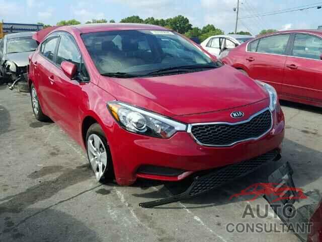 KIA FORTE 2016 - KNAFK4A60G5588765