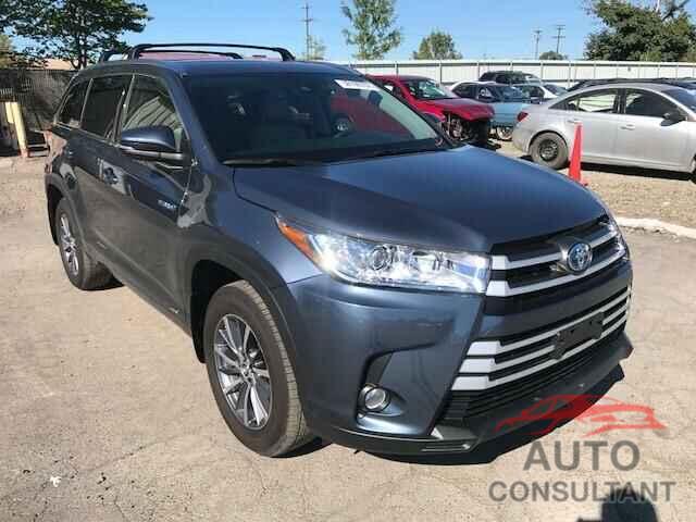 TOYOTA HIGHLANDER 2017 - 5TDJGRFH7HS024144