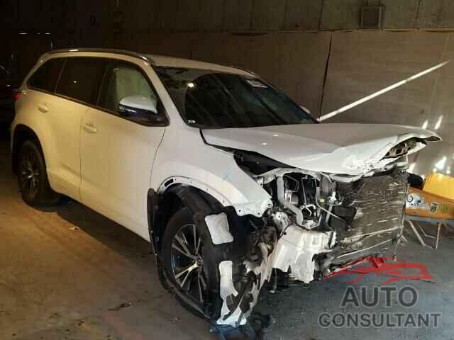 TOYOTA HIGHLANDER 2016 - 5TDJKRFH7GS269961