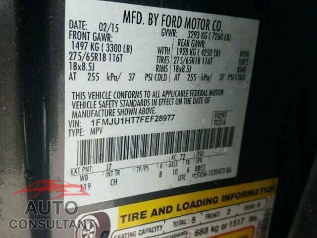 FORD EXPEDITION 2015 - 1FMJU1HT7FEF28977
