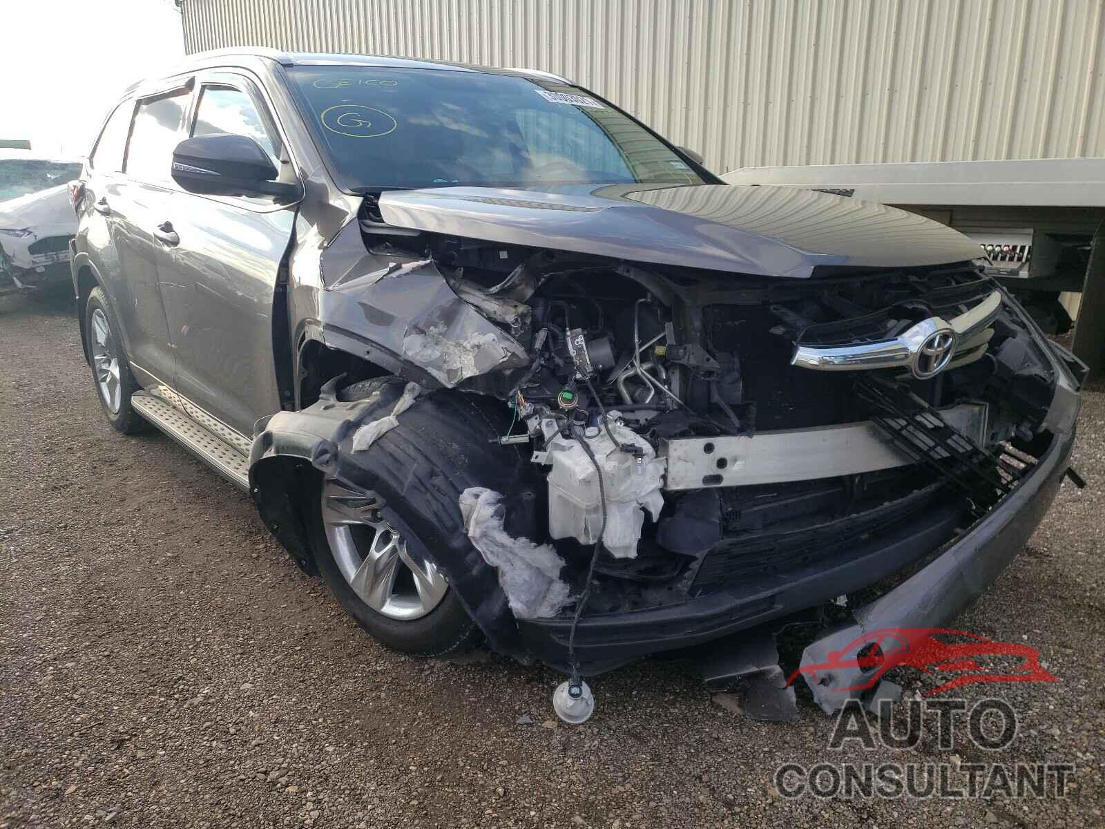 TOYOTA HIGHLANDER 2016 - 5TDYKRFH7GS138589