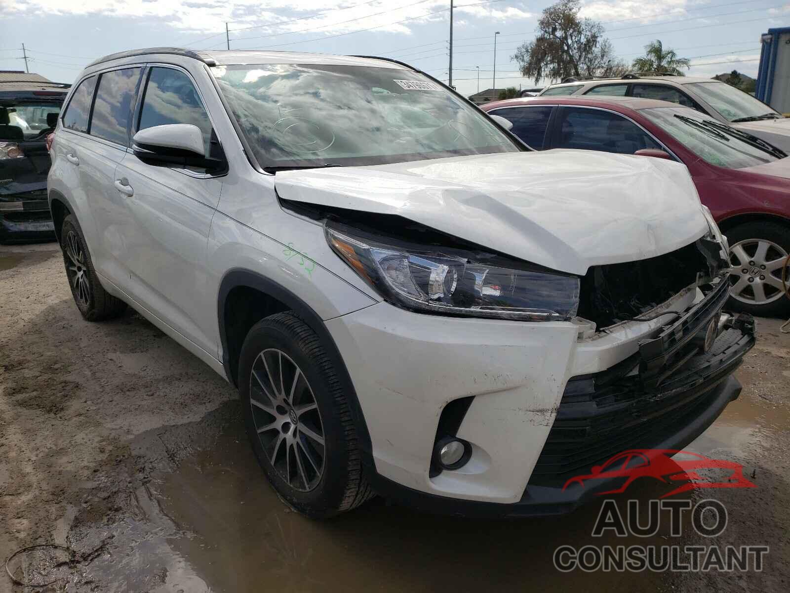 TOYOTA HIGHLANDER 2017 - 5TDKZRFH7HS511410