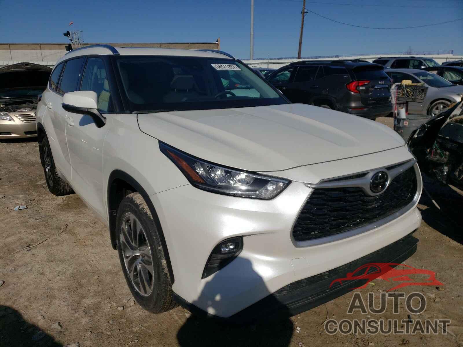 TOYOTA HIGHLANDER 2020 - 5TDHZRBH5LS507400
