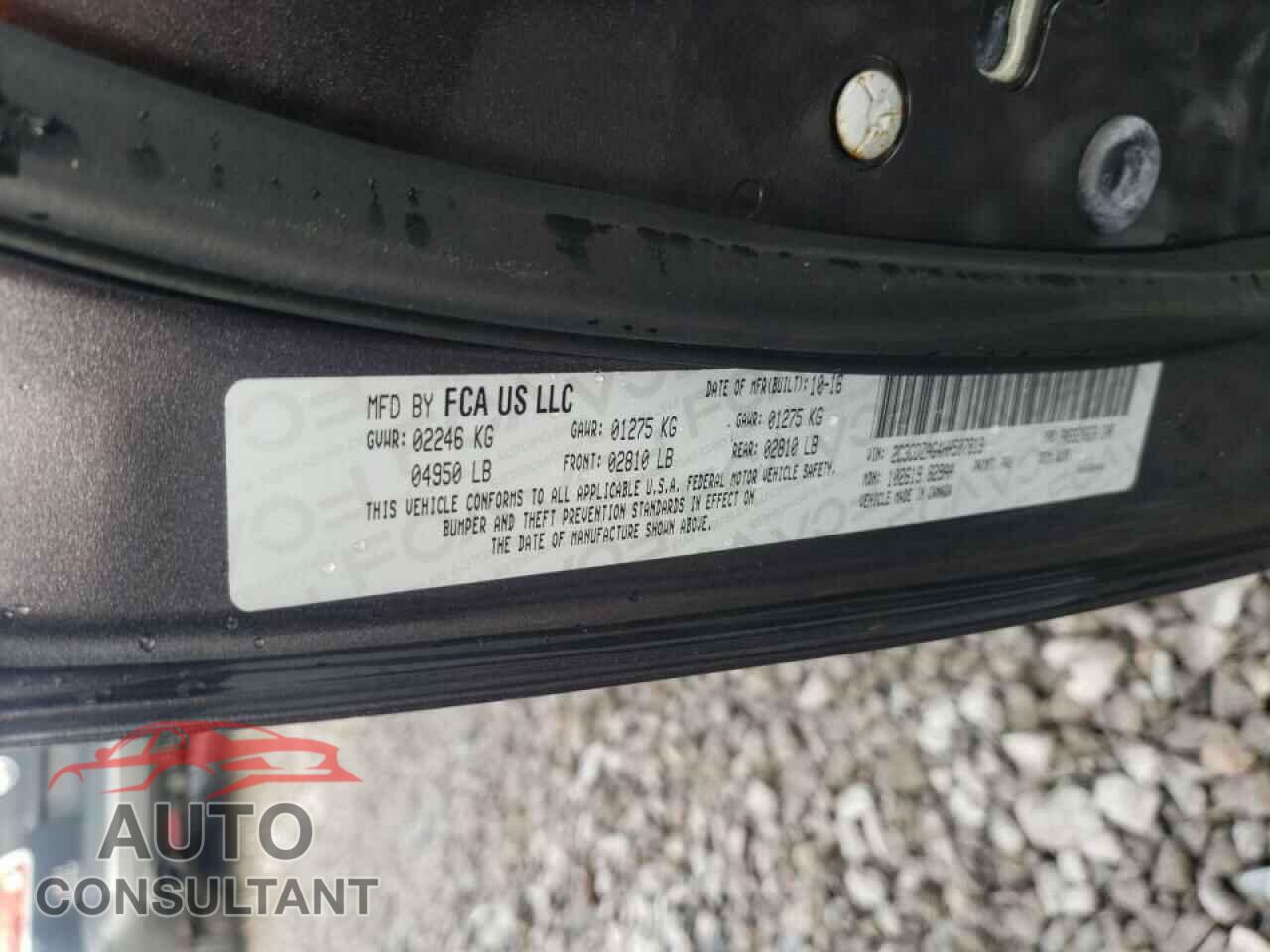 DODGE CHALLENGER 2017 - 2C3CDZAG4HH507819