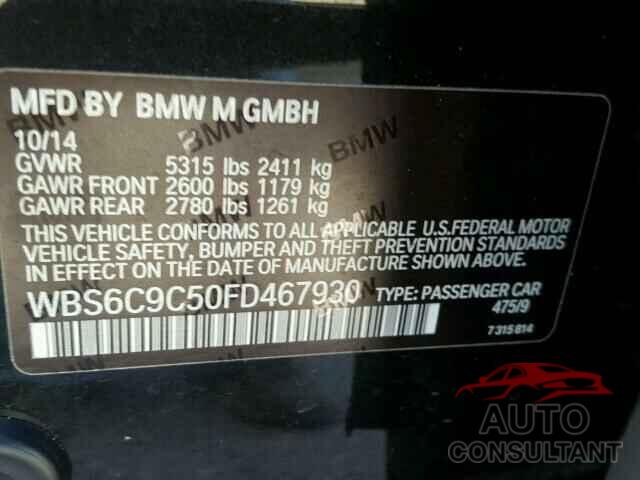 BMW M6 2015 - WBS6C9C50FD467930