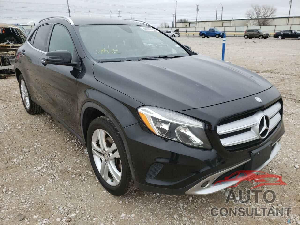 MERCEDES-BENZ GLA-CLASS 2016 - WDCTG4EB9GJ220438