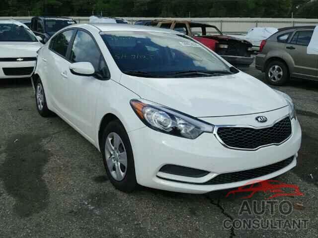 KIA FORTE 2016 - KNAFK4A60G5552137