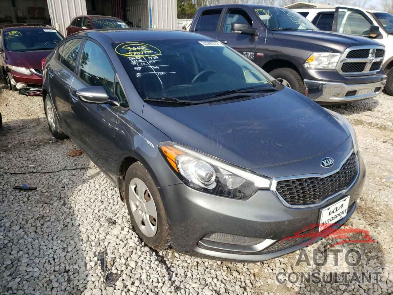 KIA FORTE 2016 - KNAFX4A65G5522925