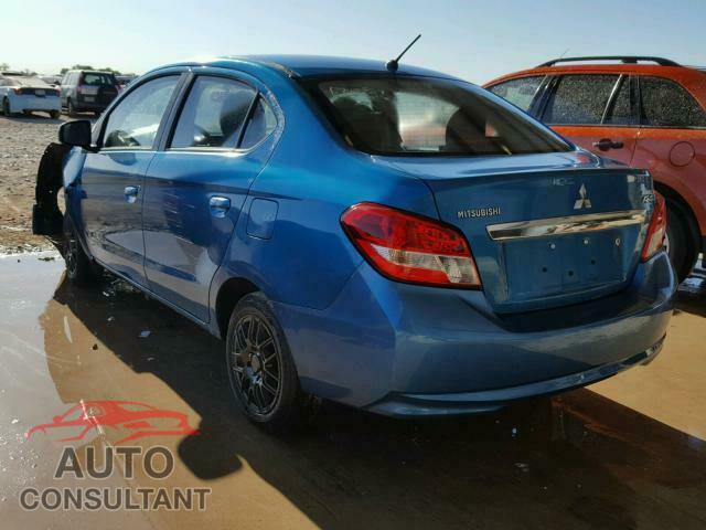 MITSUBISHI MIRAGE 2017 - ML32F3FJ1HHF09381