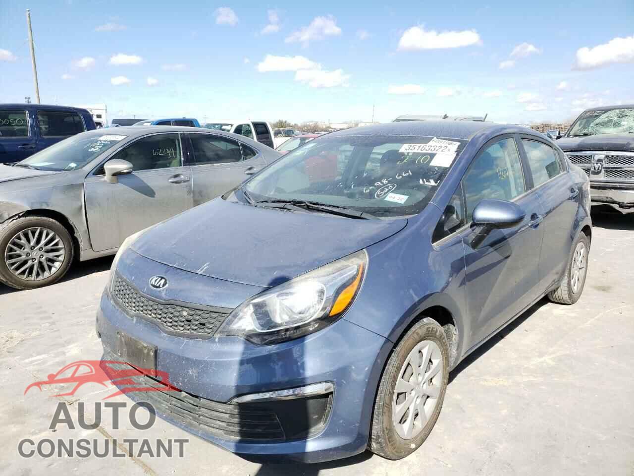 KIA RIO 2016 - KNADM4A35G6662537