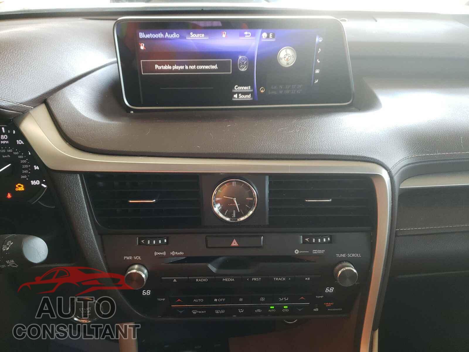 LEXUS RX350 2017 - 2T2ZZMCA2HC043227