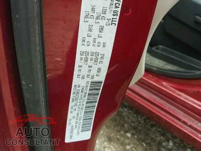 DODGE CARAVAN 2016 - 2C4RDGCG5GR171422