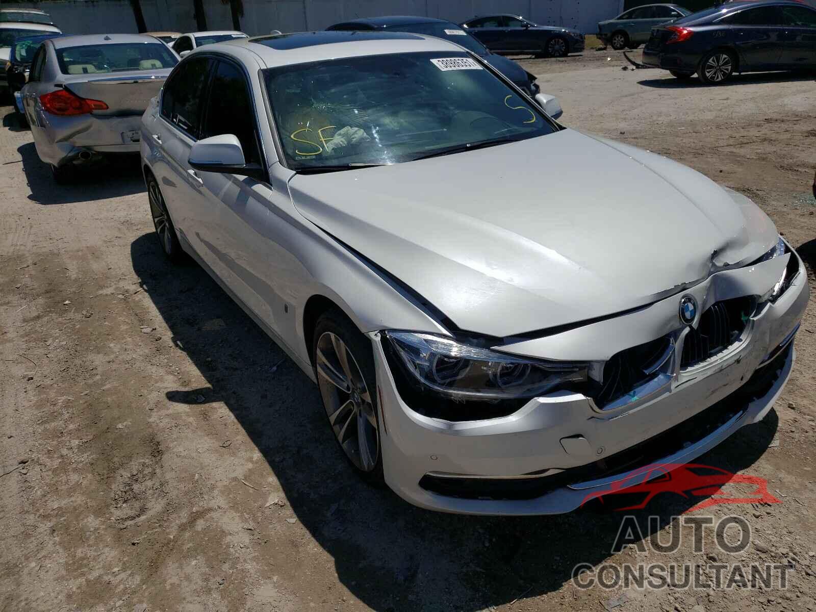 BMW 3 SERIES 2017 - WBA8E1C55HK480454