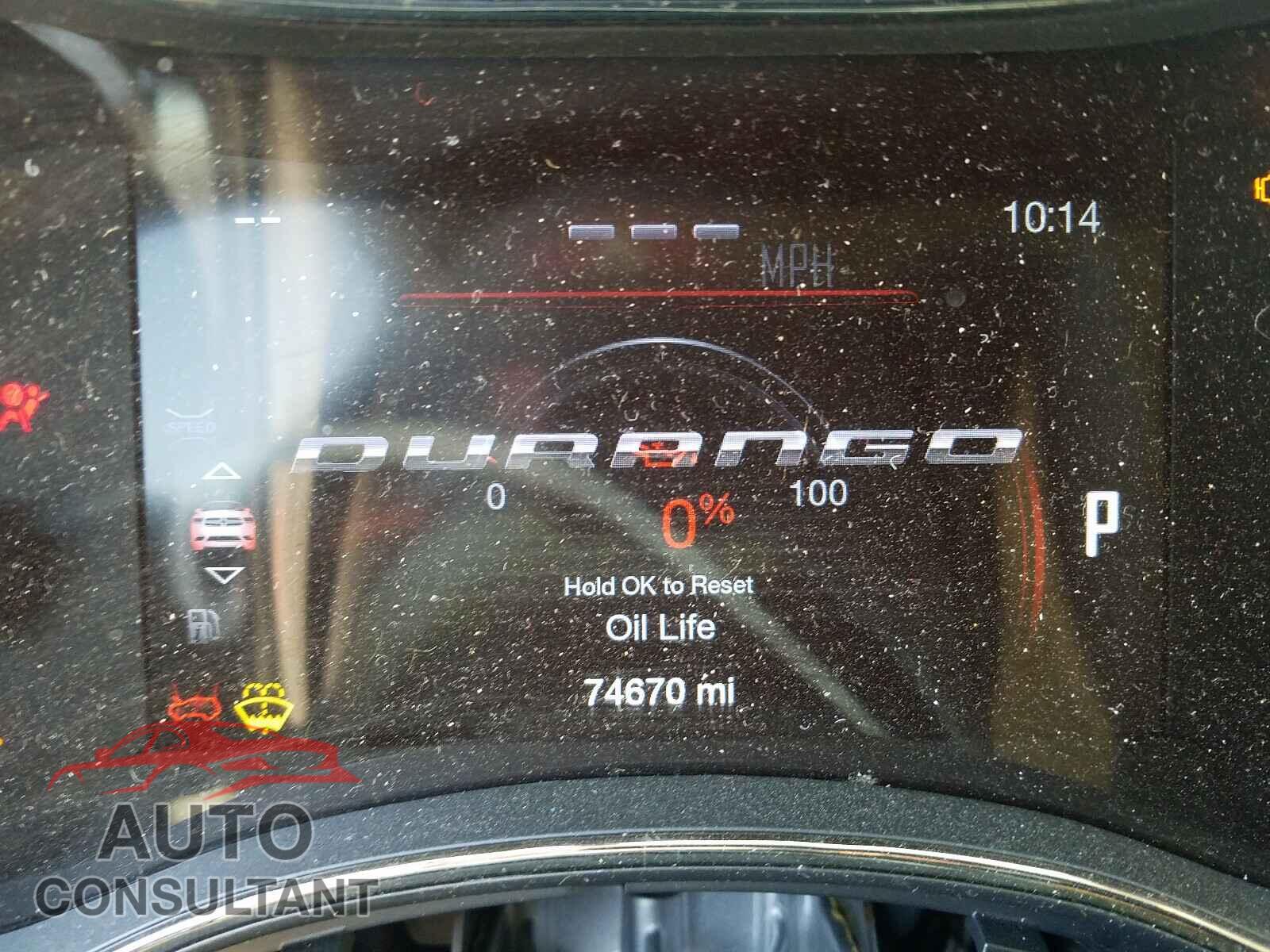 DODGE DURANGO 2018 - 1C4RDJDG7JC290715