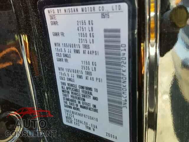 NISSAN NV 2015 - 3N6CM0KN0FK720410
