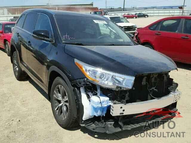 TOYOTA HIGHLANDER 2016 - 5TDJKRFH5GS290601