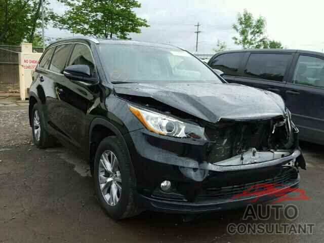 TOYOTA HIGHLANDER 2015 - 5TDJKRFH2FS089558