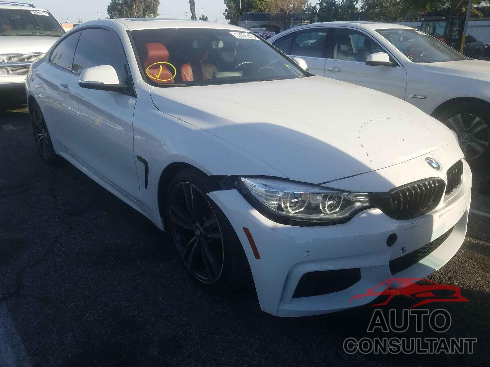 BMW 4 SERIES 2017 - WBA4P1C58HK522060