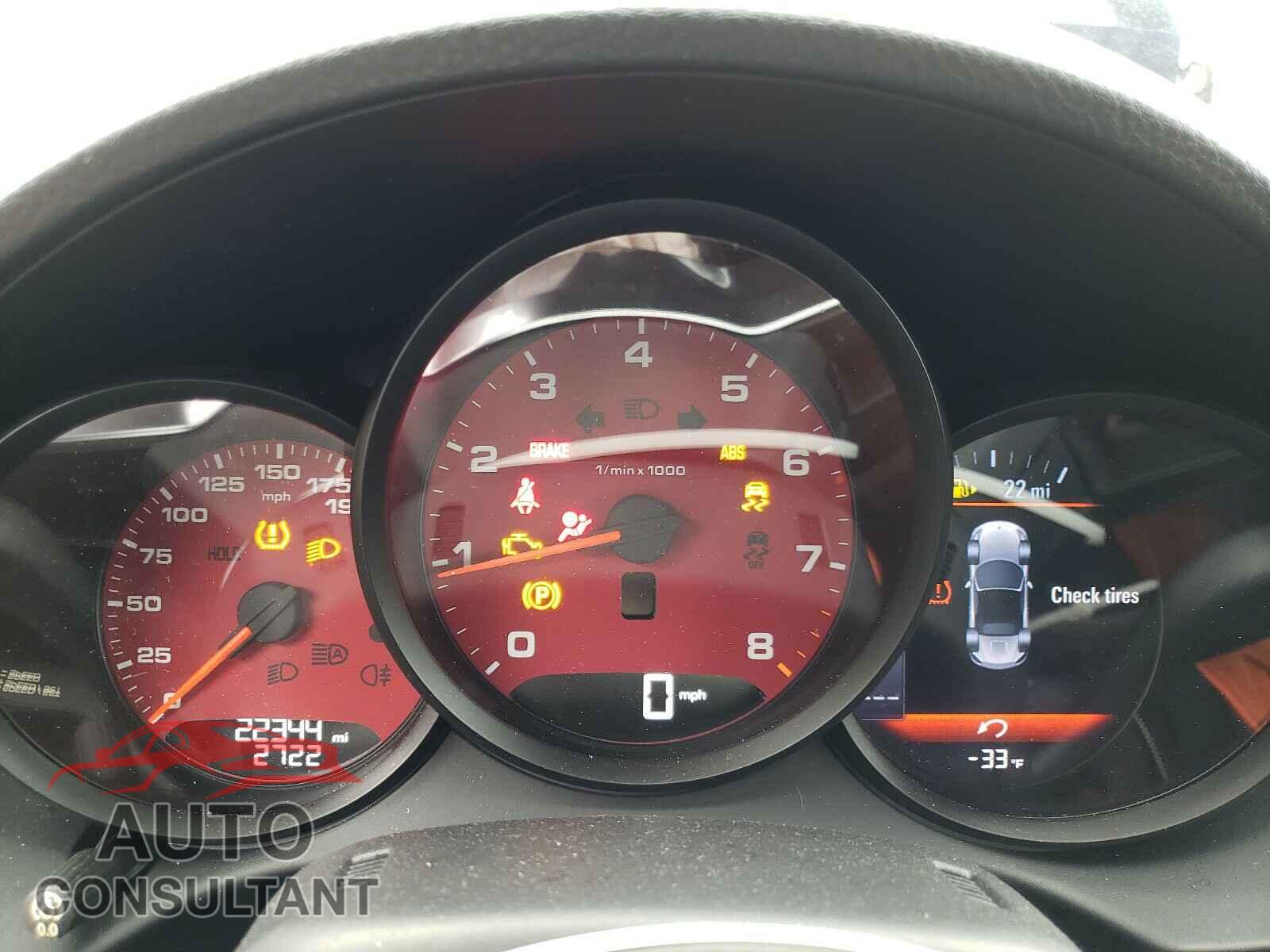 PORSCHE BOXSTER 2018 - WP0CB2A85JS228315