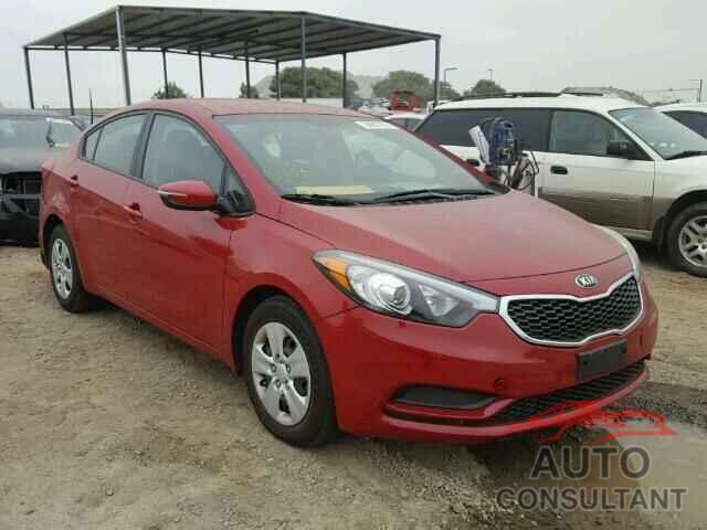 KIA FORTE 2016 - KNAFX4A67G5537555