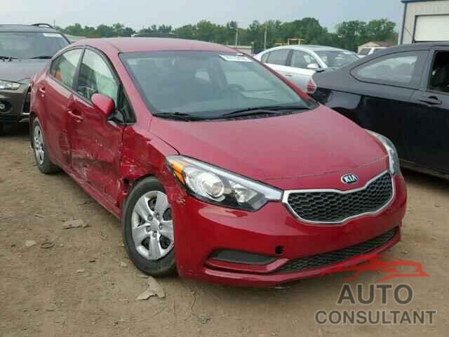 KIA FORTE 2016 - KNAFK4A64G5466572