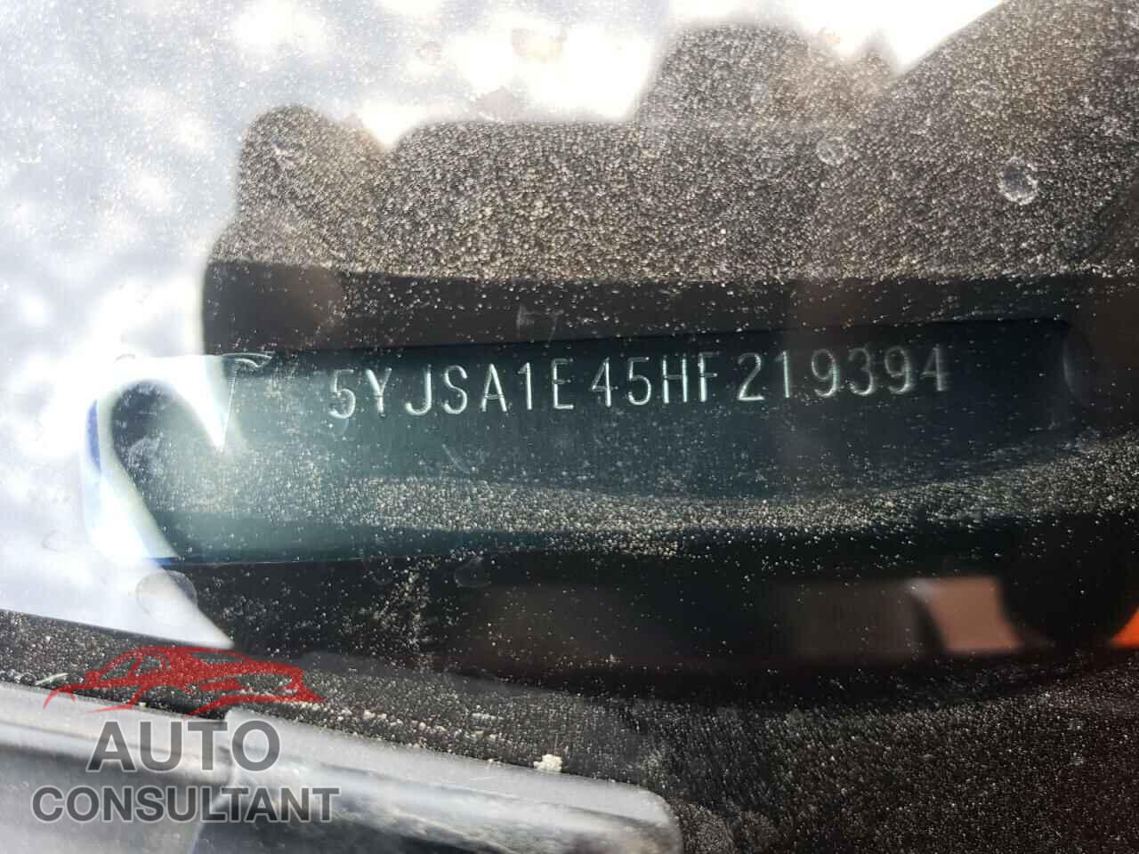 TESLA MODEL S 2017 - 5YJSA1E45HF219394