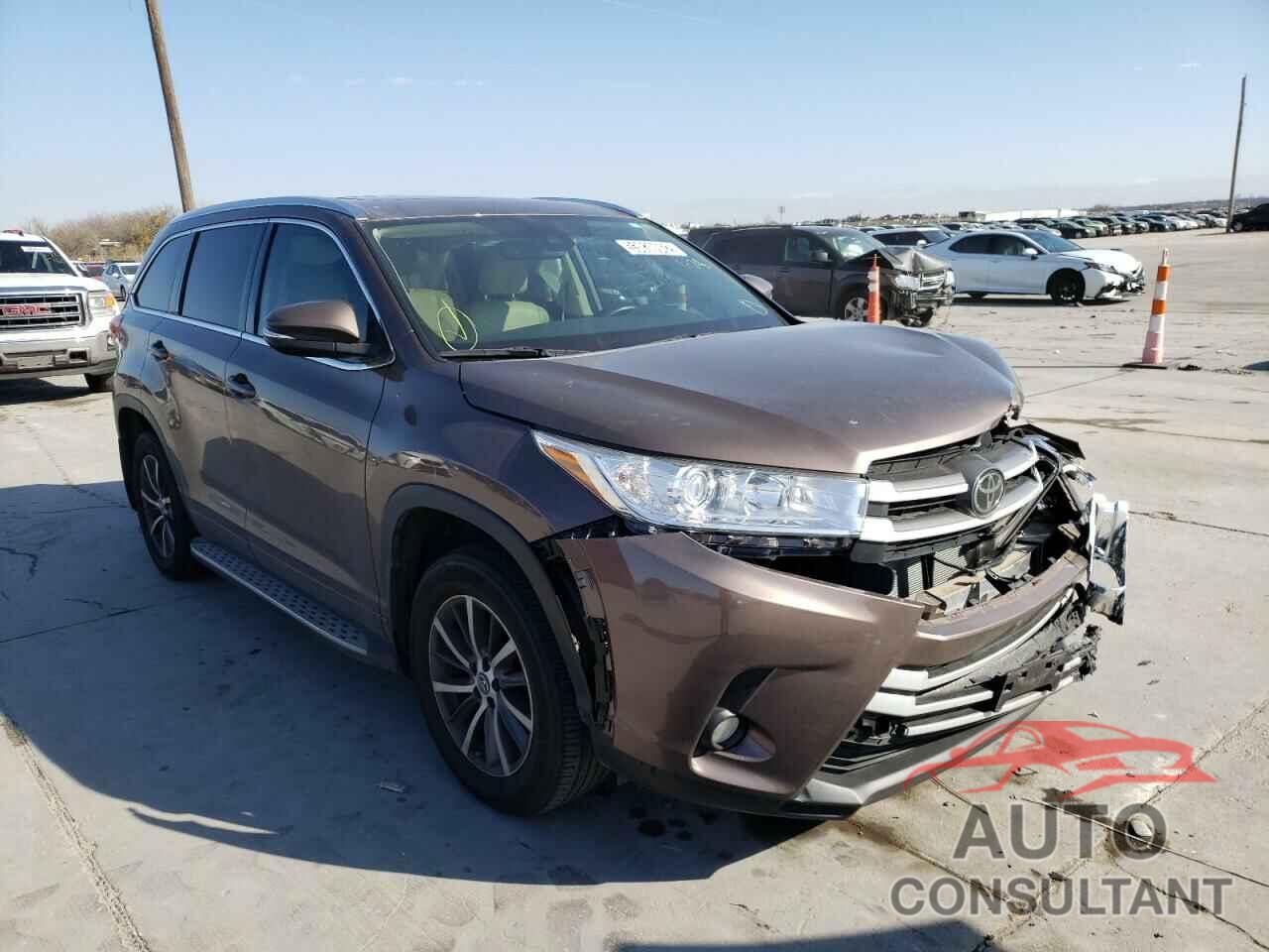 TOYOTA HIGHLANDER 2018 - 5TDKZRFH1JS286035