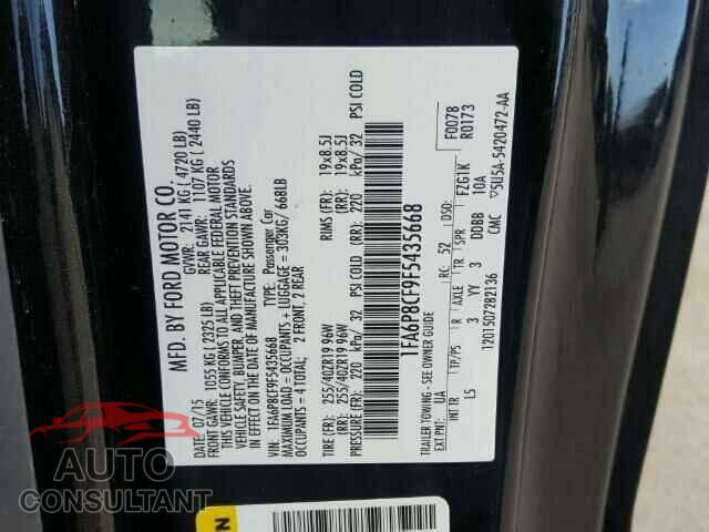 FORD MUSTANG 2015 - 1FA6P8CF9F5435668