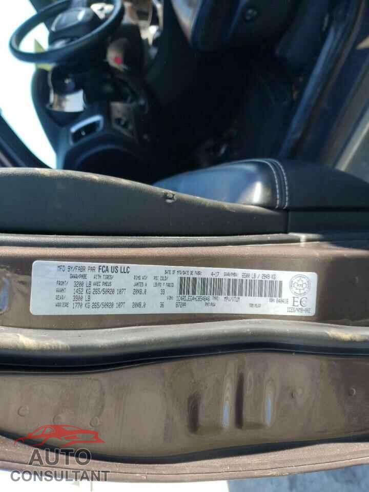 DODGE DURANGO 2017 - 1C4RDJEG4HC854846