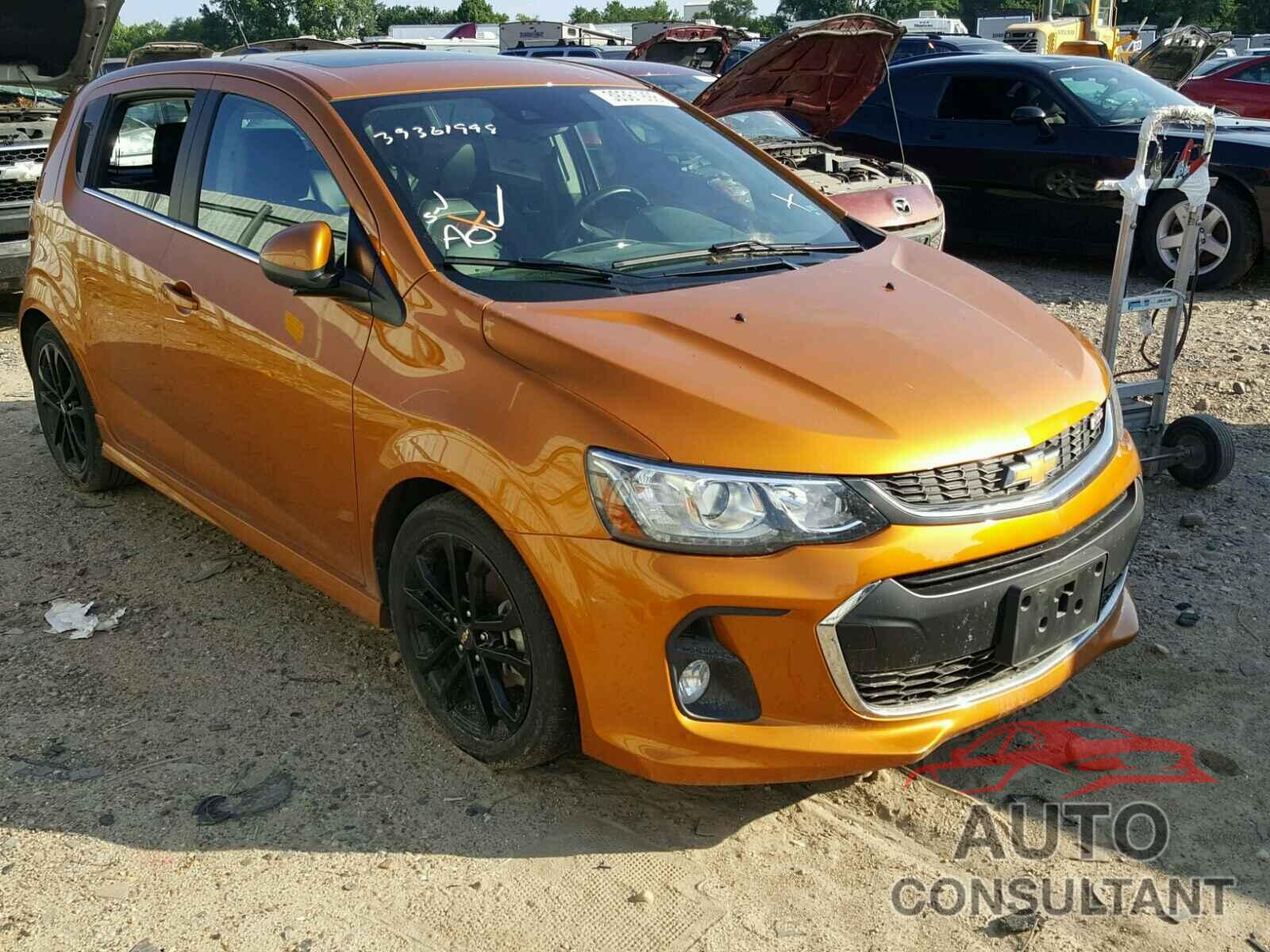 CHEVROLET SONIC 2017 - 1G1JF6SBXH4141420