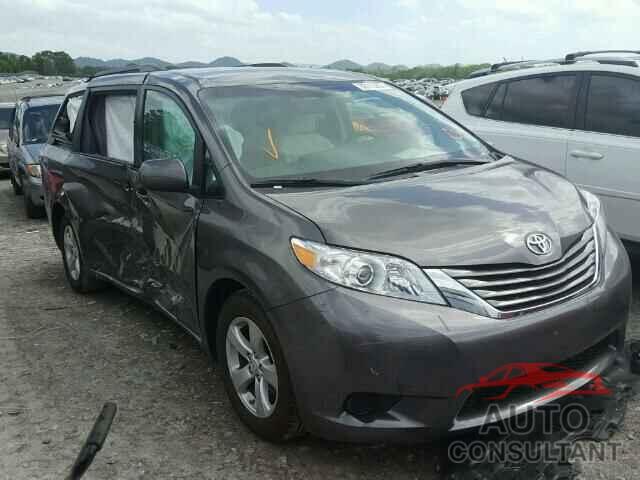 TOYOTA SIENNA 2017 - 5TDKZ3DC9HS832594