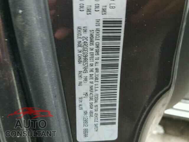 DODGE CARAVAN 2017 - 2C4RDGEG9HR657049