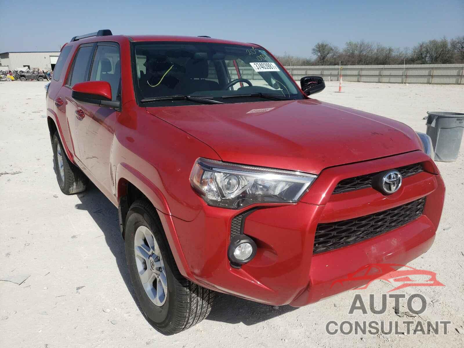 TOYOTA 4RUNNER 2019 - JTEZU5JR1K5205009